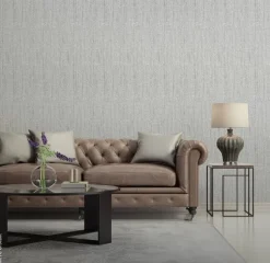 Vinyltapete Struktur grau B/L: ca. 53x1005 cm