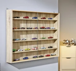 Vitrine Collectiziony Eiche Sonoma Nachbildung Holzwerkstoff B/H/T: ca. 80x60x10 cm