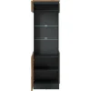 Vitrine Corte Eiche Evoke Coast Nachbildung grau B/H/T: ca. 60x201x40 cm