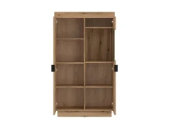 Vitrine Delamar Eiche Evoke Coast Nachbildung B/H/T: ca. 80,4x140,2x39,6 cm