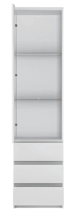 Vitrine Fribo Alpinweiß Spanplatte B/H/T: ca. 50x200x40 cm