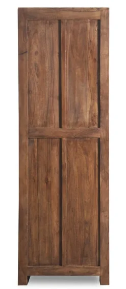 Vitrine Genua Akazie dunkel B/H/T: ca. 50x175x40 cm
