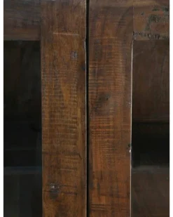 Vitrine Genua Akazie dunkel B/H/T: ca. 100x175x40 cm