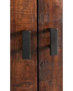 Vitrine Genua Akazie dunkel B/H/T: ca. 100x175x40 cm