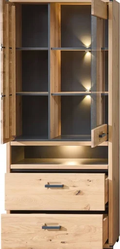 Vitrine Genua B/H/T: ca. 85x204x38 cm