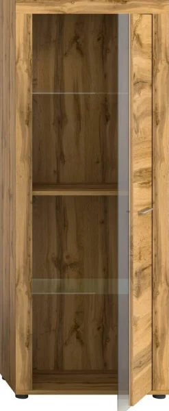 Vitrine Jam Eiche Wotan Nachbildung B/H/T: ca. 60x159x35 cm