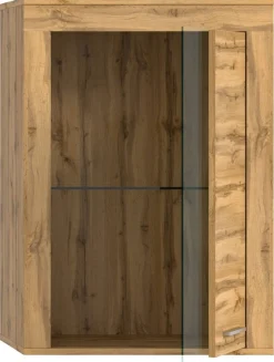 Vitrine Jam Eiche Wotan Nachbildung B/H/T: ca. 60x86x35 cm