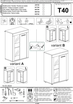 Vitrine Jam Eiche Wotan Nachbildung weiß B/H/T: ca. 60x86x35 cm
