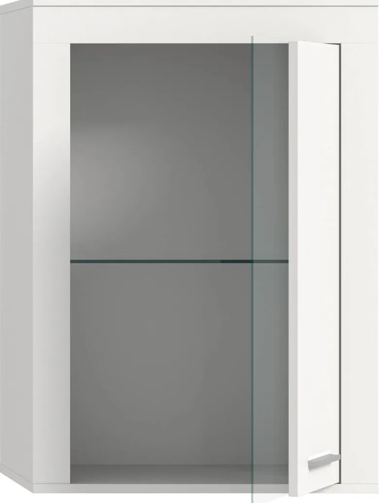 Vitrine Jam weiß B/H/T: ca. 86x60x35 cm