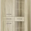 Vitrine Lorenzo Eiche Sonoma Nachbildung B/H/T: ca. 105x197x38 cm