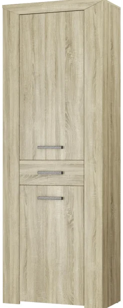 Vitrine Lorenzo Eiche Sonoma Nachbildung B/H/T: ca. 70x197x38 cm