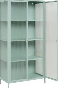 Vitrine Milton mint B/H/T: ca. 80x160x40 cm