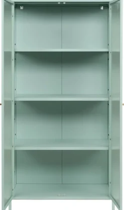 Vitrine Milton mint B/H/T: ca. 80x160x40 cm