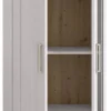 Vitrinenschrank VERONA Lärche Nachbildung Eiche Nachbildung B/H/T: ca. 64x161x37 cm