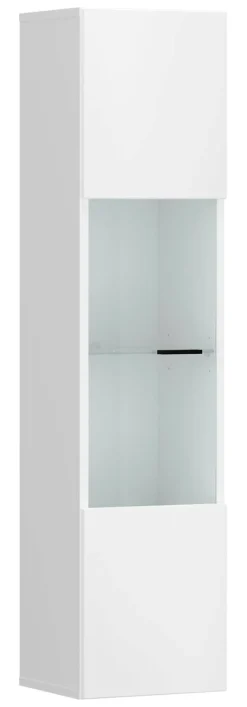 Vitrine Otis weiß B/H/T: ca. 30x130x35 cm