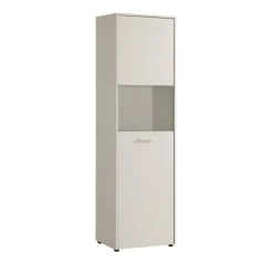 Vitrine Panama Kaschmir Spanplatte B/H/T: ca. 55x191x40 cm