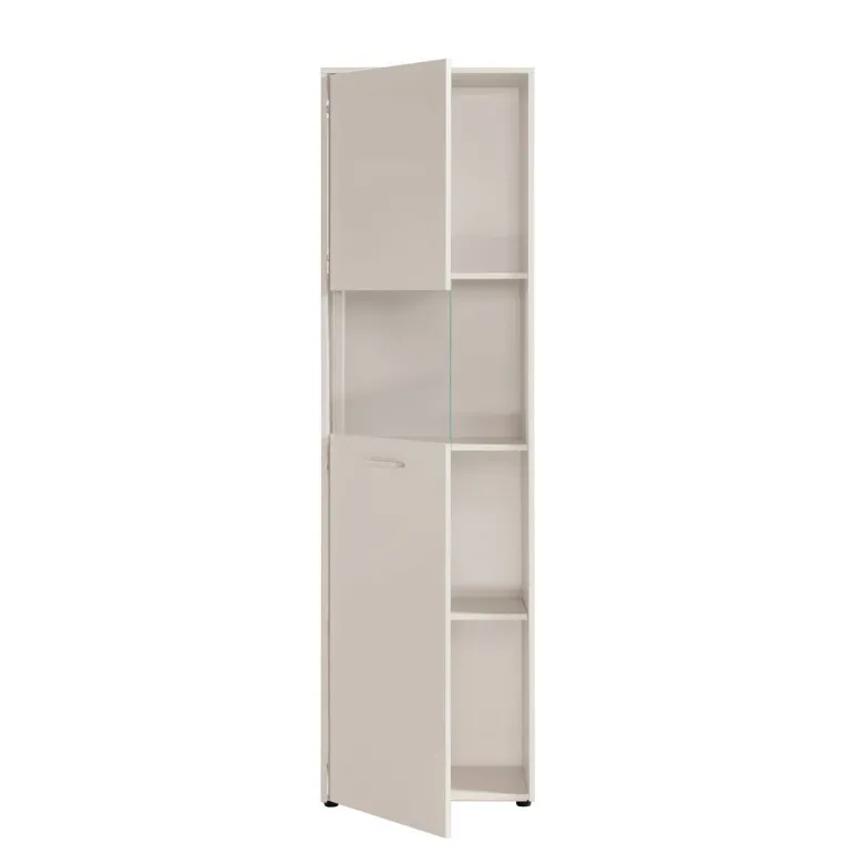 Vitrine Panama Kaschmir Spanplatte B/H/T: ca. 55x191x40 cm