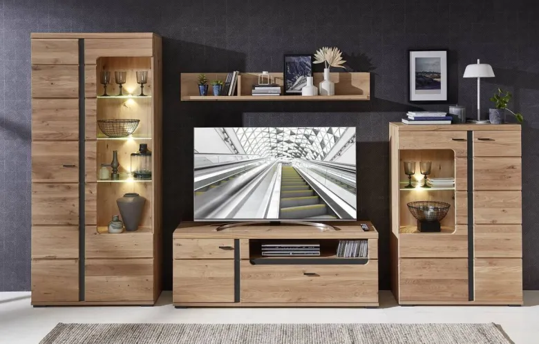 Vitrine Sonos II B/H/T: ca. 90x203x38 cm