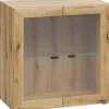 Vitrine System 64 Eiche Evoke Oak Nachbildung B/H/T: ca. 64x64x35 cm