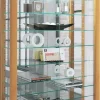 Vitrine Vitrosa buche Holzwerkstoff Glas B/H/T: ca. 59x91x18 cm