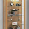 Vitrine Vitrosa Maxi buche Nachbildung Holzwerkstoff Glas B/H/T: ca. 59x113x18 cm