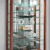 Vitrine Vitrosa nussbaum Nachbildung Holzwerkstoff Glas