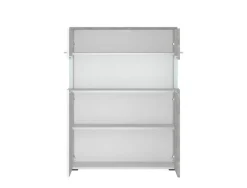 Vitrine Vulcan Plus Beton Optik B/H/T: ca. 85x113x35 cm