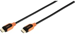 Vivanco HDMI-Kabel schwarz orange