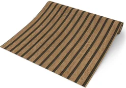 Vliestapete Akustikpaneel braun B/L: ca. 53x1005 cm
