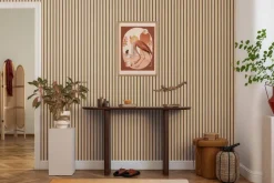 Vliestapete Akustikpaneel hellbraun B/L: ca. 53x1005 cm