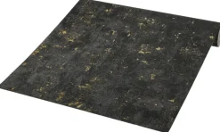 Vliestapete Betonoptik schwarz gold B/L: ca. 53x1005 cm