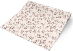 Vliestapete Blätter rosa braun B/L: ca. 53x1005 cm