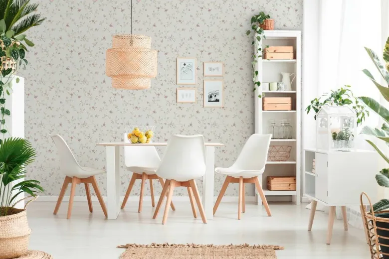 Vliestapete Blumen creme bunt B/L: ca. 53x1005 cm