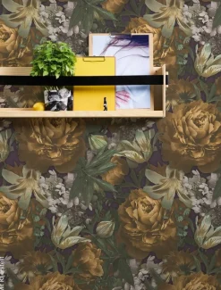 Vliestapete Floral bunt B/L: ca. 53x1005 cm