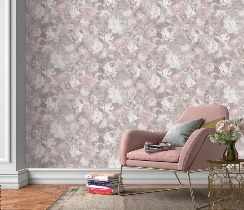 Vliestapete Floral bunt B/L: ca. 53x1005 cm