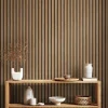 Vliestapete Holzoptik hellbraun schwarz B/L: ca. 53x1005 cm
