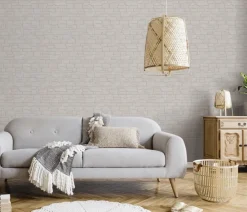 Vliestapete Steinoptik beige B/L: ca. 53x1005 cm