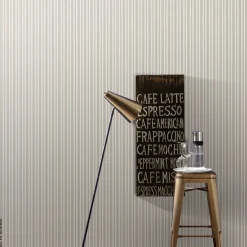Vliestapete Streifen beige creme B/L: ca. 53x1005 cm