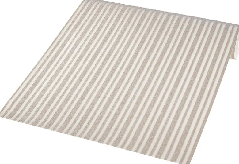 Vliestapete Streifen beige creme B/L: ca. 53x1005 cm