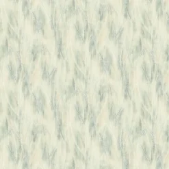 Vliestapete Wellen grün cremeweiß B/L: ca. 53x1005 cm