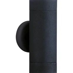 Wandaußenleuchte klar schwarz B/H/T: ca. 7,5x16,5x9 cm