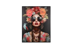 Wandbild Frau B/H: ca. 80x100 cm