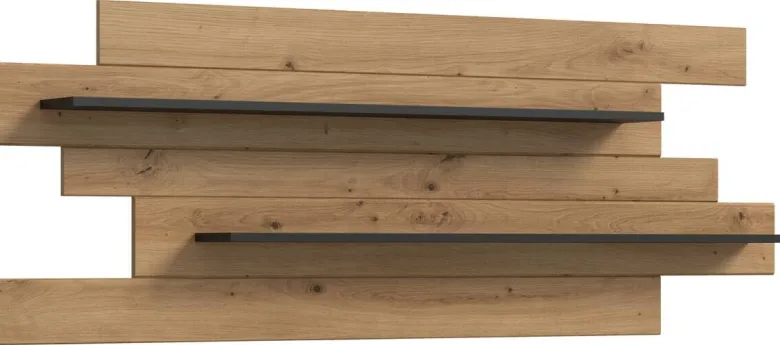 Wandboard Canu basaltgrau Nachbildung Artisan Oak Nachbildung B/H/T: ca. 67x184x19 cm