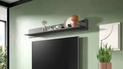 Wandboard LINEA grau matt B/H/T: ca. 160x20x20 cm