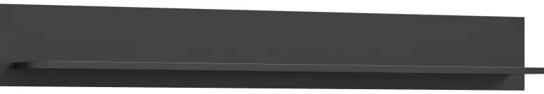Wandboard LINEA grau matt B/H/T: ca. 160x20x20 cm