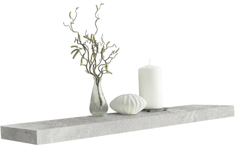 Wandboard Shelvy 80 Beton Optik B/H/T: ca. 80x4x24 cm