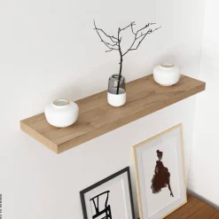 Wandboard Shelvy 80 Eiche Viking Nachbildung B/H/T: ca. 80x4x24 cm