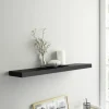 Wandboard Shelvy 80 schwarz B/H/T: ca. 80x4x24 cm