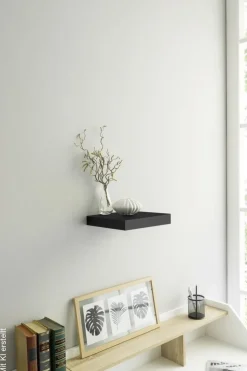 Wandboard Shelvy 23 schwarz B/H/T: ca. 24x4x24 cm