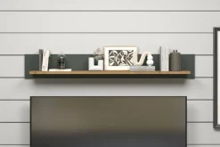 Wandboard Stanton tannengrün Eiche Evoke Coast Nachbildung B/H/T: ca. 156x22x22 cm